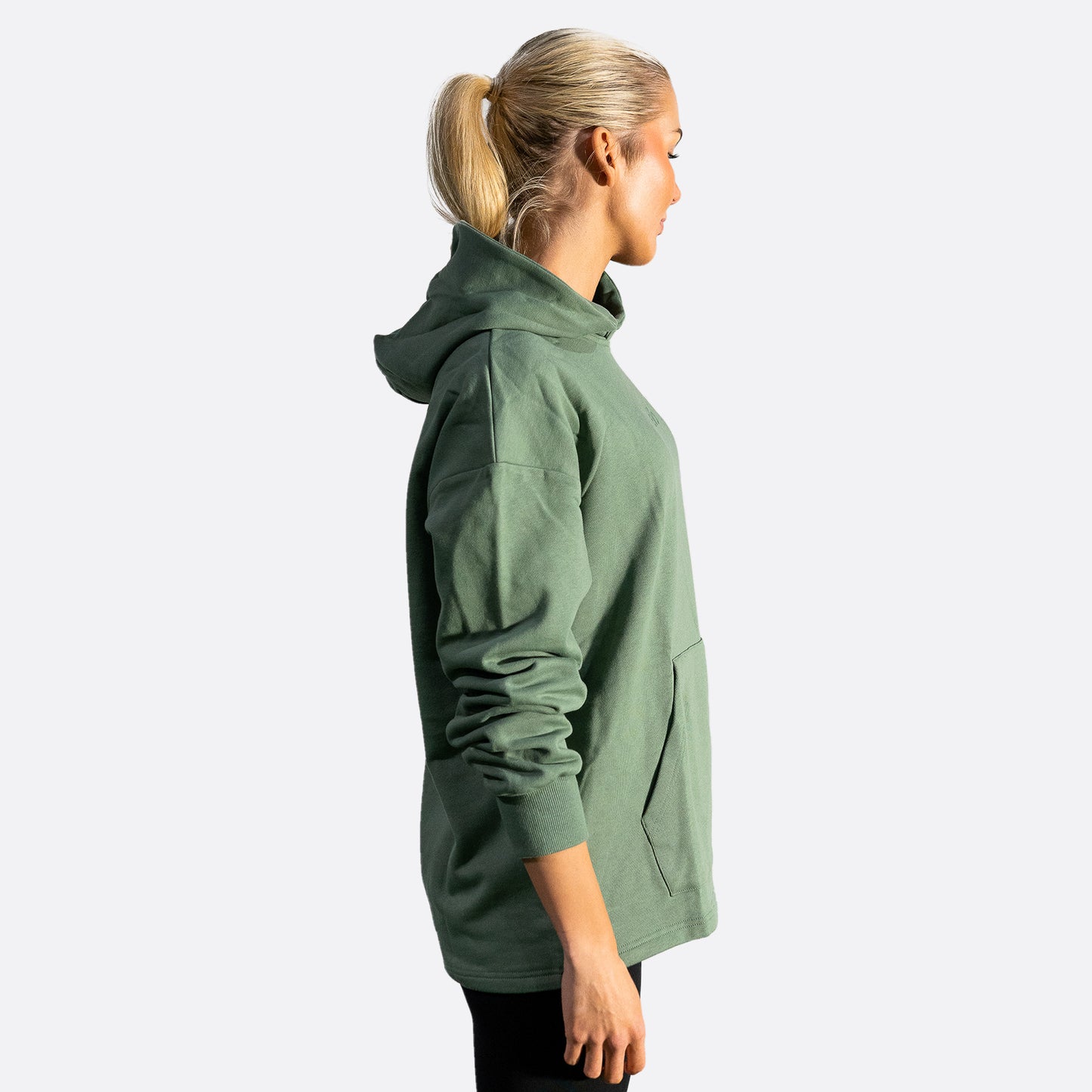 Green Hoodie Dam