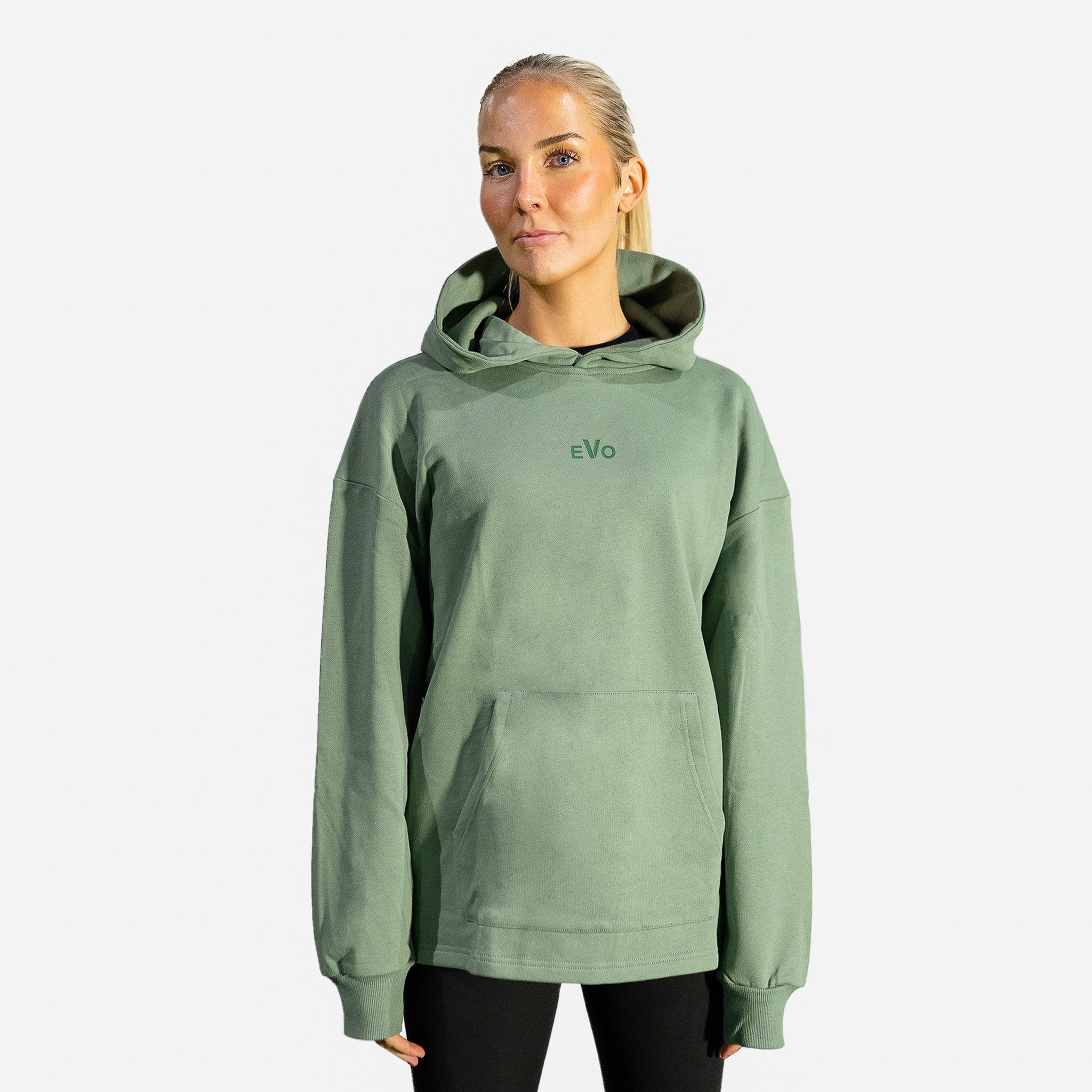 Green Hoodie Dam